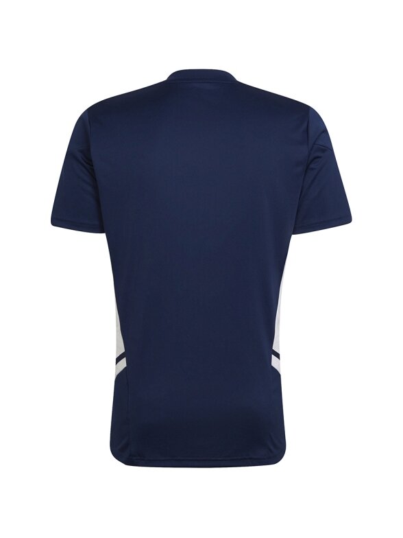 Vyriški marškinėliai Adidas Condivo 22 Jersey V formos iškirptė tamsiai mėlyna ir balta HA6291 1 Vyriški marškinėliai Adidas Condivo 22 Jersey V formos iškirptė tamsiai mėlyna ir balta HA6291 1