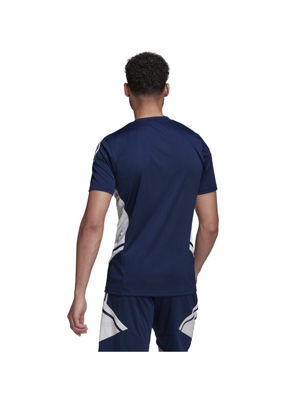 Vyriški marškinėliai Adidas Condivo 22 Jersey V formos iškirptė tamsiai mėlyna ir balta HA6291 3