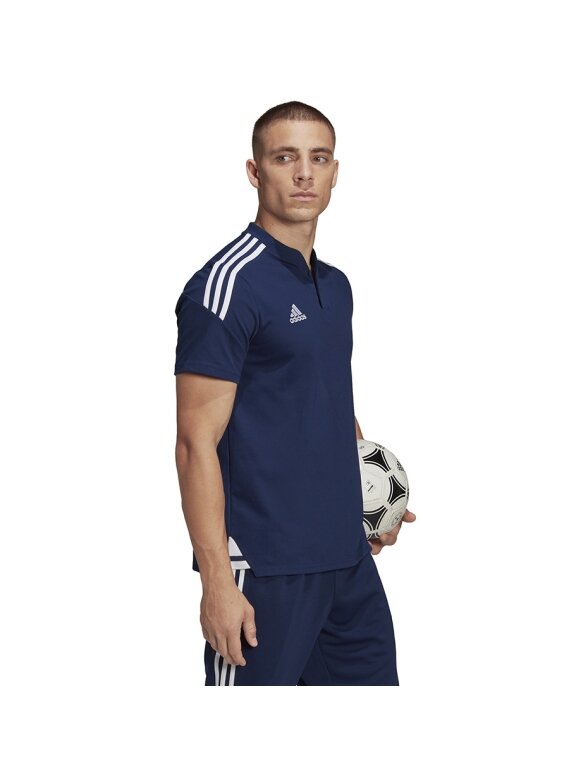 Adidas Condivo 22 Polo vyriški marškinėliai, tamsiai mėlyni H44108 2 Adidas Condivo 22 Polo vyriški marškinėliai, tamsiai mėlyni H44108 2