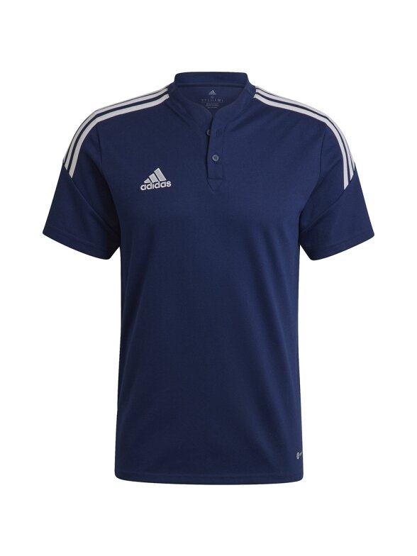 Adidas Condivo 22 Polo vyriški marškinėliai, tamsiai mėlyni H44108 Adidas Condivo 22 Polo vyriški marškinėliai, tamsiai mėlyni H44108