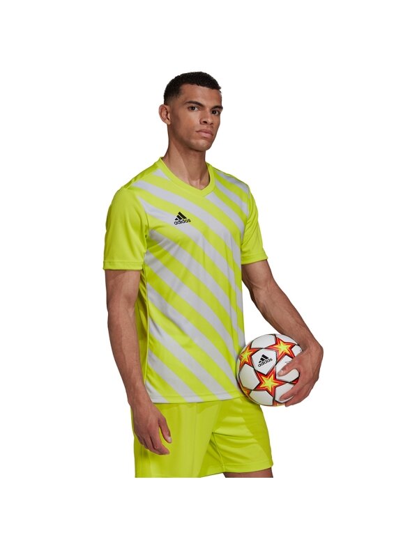 Vyriški marškinėliai Adidas Entrada 22 Graphic Jersey geltonai pilka HF0118 3 Vyriški marškinėliai Adidas Entrada 22 Graphic Jersey geltonai pilka HF0118 3