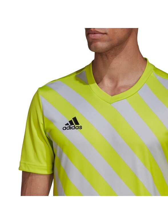 Vyriški marškinėliai Adidas Entrada 22 Graphic Jersey geltonai pilka HF0118 7