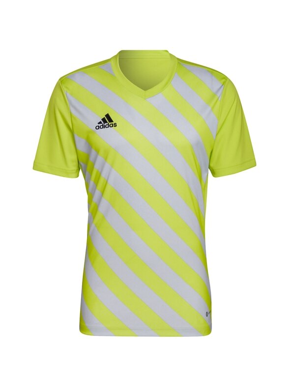 Vyriški marškinėliai Adidas Entrada 22 Graphic Jersey geltonai pilka HF0118 Vyriški marškinėliai Adidas Entrada 22 Graphic Jersey geltonai pilka HF0118