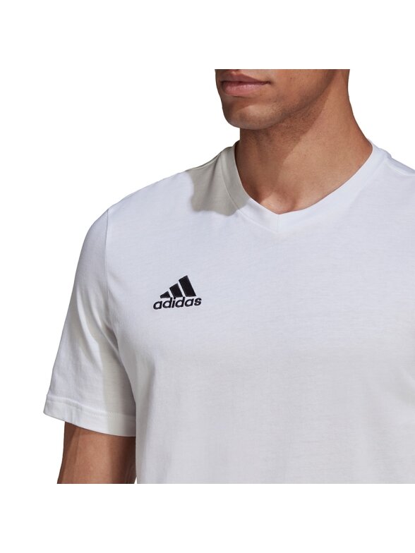 Adidas Entrada 22 Tee vyriški marškinėliai, balti HC0452 5