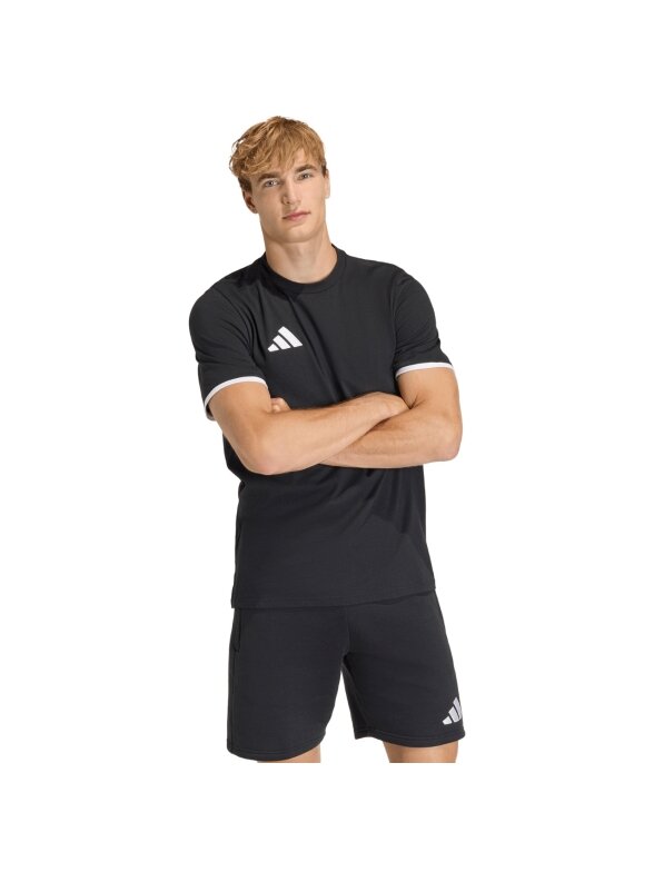 adidas Entrada 26 Tee marškinėliai vyrams juodi JZ6675