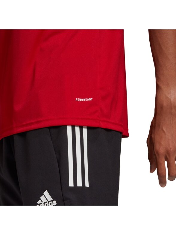 Adidas Squadra 21 Polo vyriški marškinėliai, raudoni GP6429 5 Adidas Squadra 21 Polo vyriški marškinėliai, raudoni GP6429 5