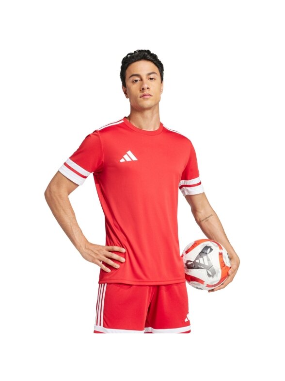 Adidas Squadra 25 vyriški marškiniai raudoni JE2601