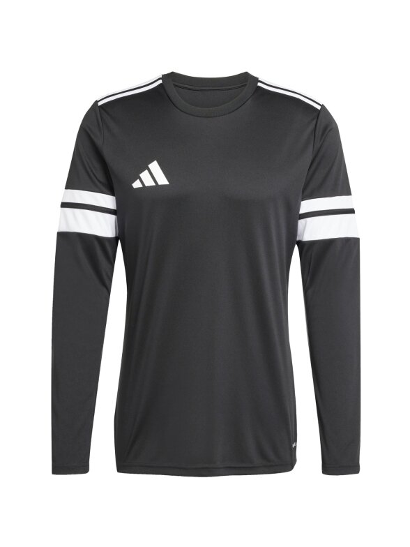 Adidas Squadra 25 Long Sleeve Jersey LM marškinėliai vyrams juodi JF6073 1 Adidas Squadra 25 Long Sleeve Jersey LM marškinėliai vyrams juodi JF6073 1