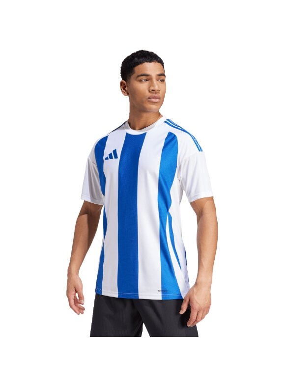 Vyriškas adidas Striped 24 Jersey baltas ir mėlynas IW2144 2 Vyriškas adidas Striped 24 Jersey baltas ir mėlynas IW2144 2