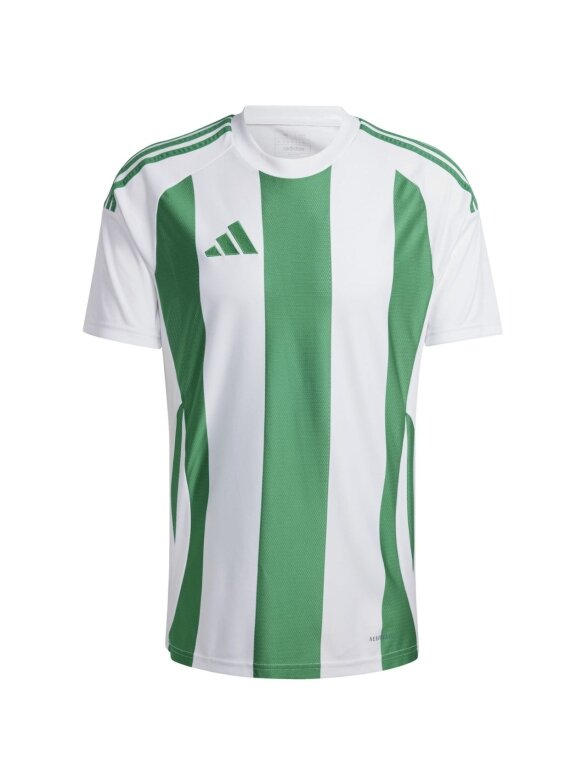 Vyriškas adidas Striped 24 Jersey baltas ir žalias IW2148 Vyriškas adidas Striped 24 Jersey baltas ir žalias IW2148