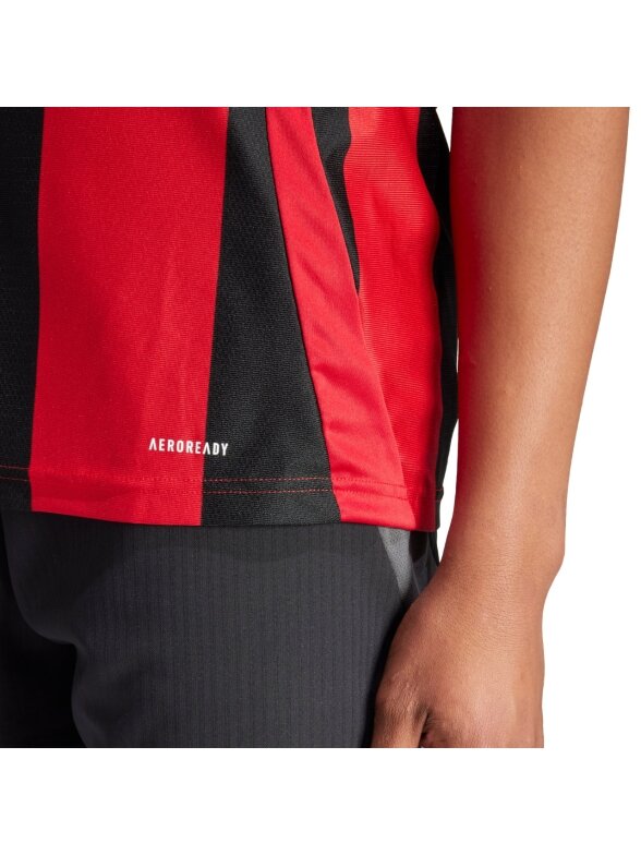 Vyriški marškinėliai Adidas Striped 24 Jersey raudonos ir juodos spalvos IW4556 7