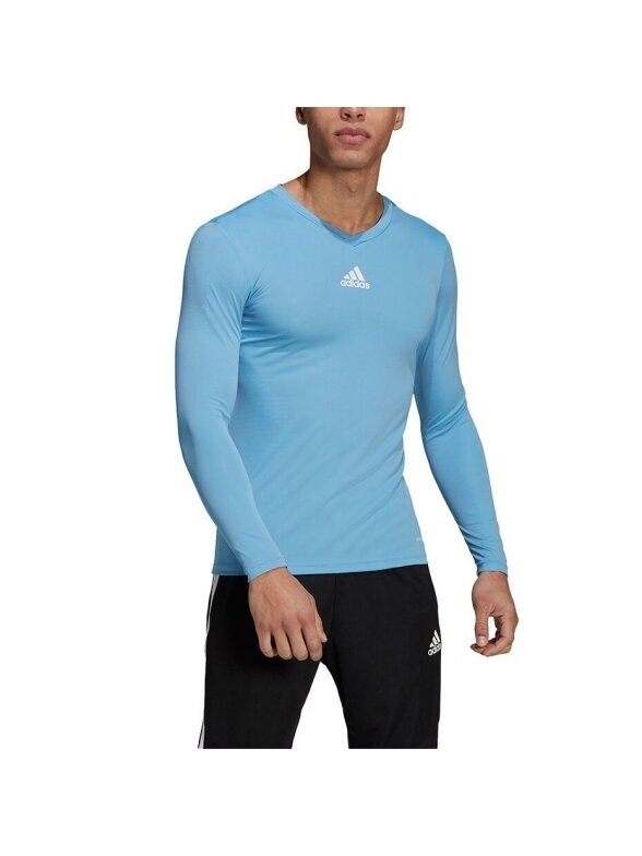 Vyriškas adidas Team Base Tee šviesiai mėlynas GN7507 4