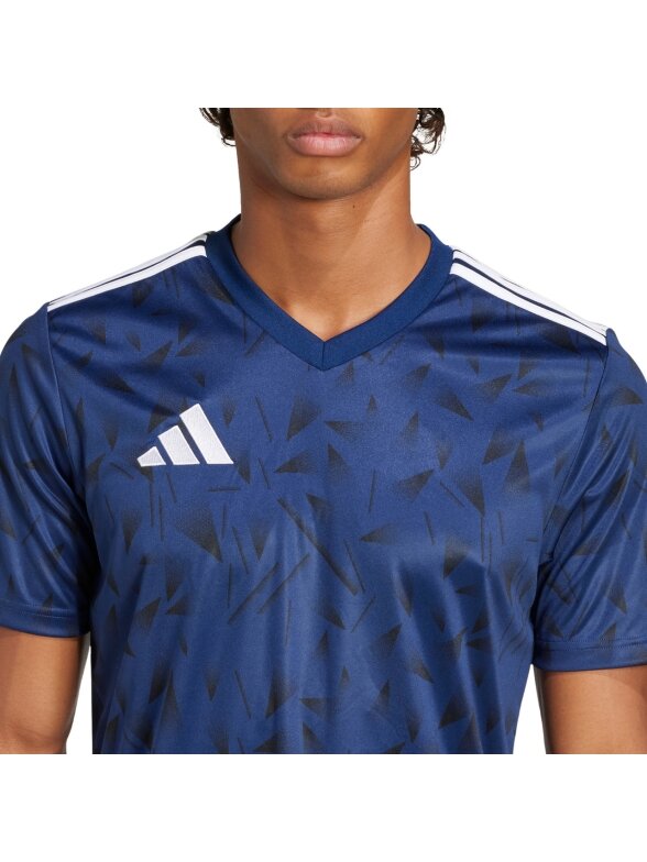 Adidas Team Icon 25 Jersey vyriška futbolo marškinėliai tamsiai mėlyni JG3556 5 Adidas Team Icon 25 Jersey vyriška futbolo marškinėliai tamsiai mėlyni JG3556 5