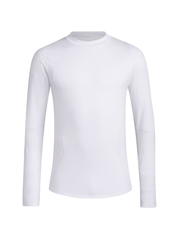 Vyriški adidas Techfit COLD.RDY marškinėliai ilgomis rankovėmis, balti IA1133