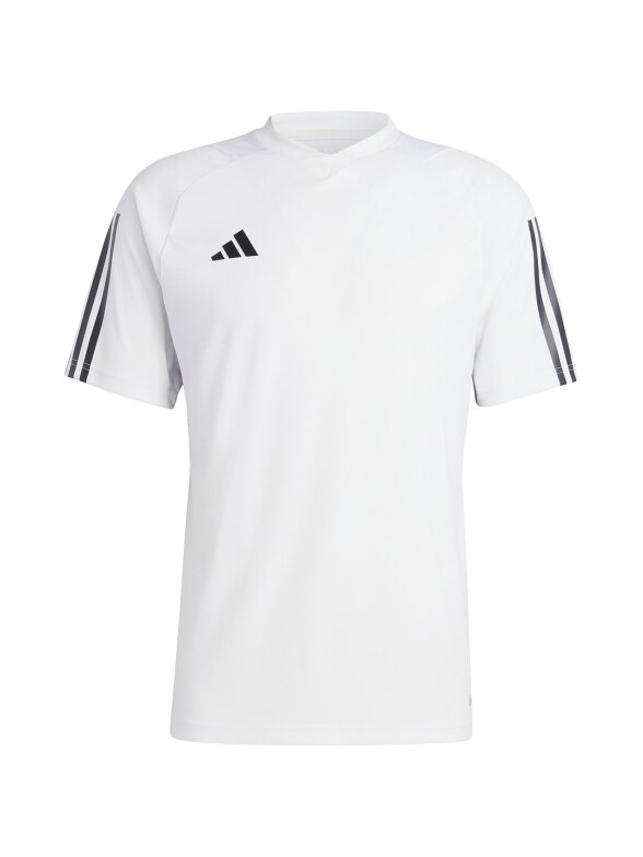 Vyriškas adidas Tiro 23 Competition Jersey baltas ir juodas IC4565 Vyriškas adidas Tiro 23 Competition Jersey baltas ir juodas IC4565