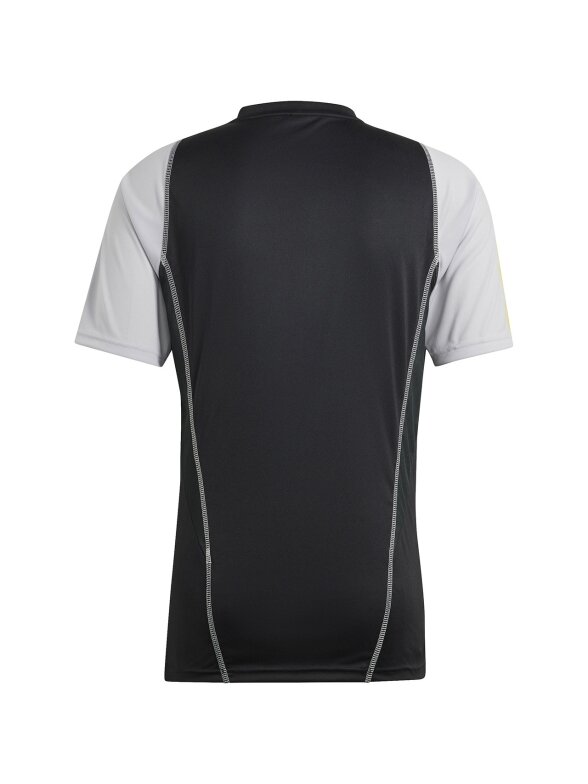Vyriški marškinėliai Adidas Tiro 23 Competition Jersey juodos ir pilkos spalvos HU1295 1