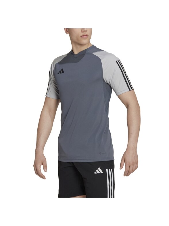 Vyriški marškinėliai Adidas Tiro 23 Competition Jersey pilkos spalvos HP1906 2 Vyriški marškinėliai Adidas Tiro 23 Competition Jersey pilkos spalvos HP1906 2