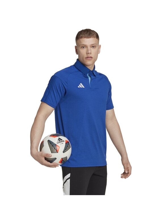 Vyriški marškinėliai adidas Tiro 23 Competition Polo mėlyni HU1342 2 Vyriški marškinėliai adidas Tiro 23 Competition Polo mėlyni HU1342 2