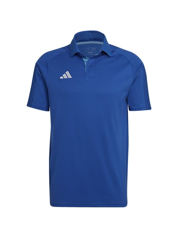 Vyriški marškinėliai adidas Tiro 23 Competition Polo mėlyni HU1342 Vyriški marškinėliai adidas Tiro 23 Competition Polo mėlyni HU1342
