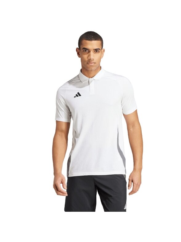 Adidas Tiro 24 Competition Polo vyriški marškinėliai, balti IR7565 2 Adidas Tiro 24 Competition Polo vyriški marškinėliai, balti IR7565 2