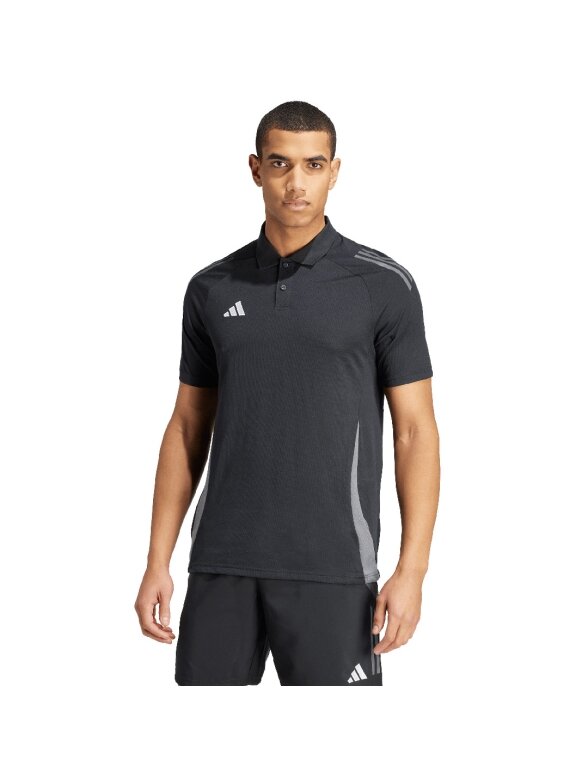 Adidas Tiro 24 Competition Polo vyriški marškinėliai, juodi IJ8344 2