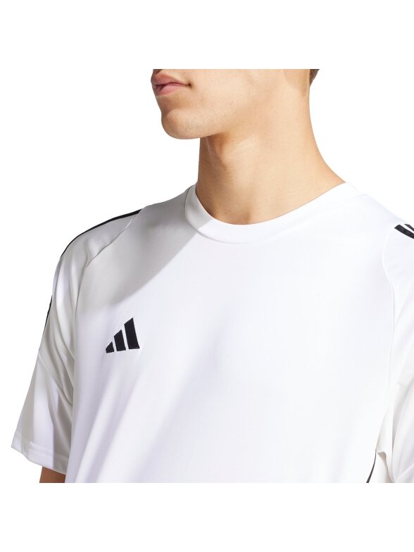 Vyriški marškinėliai Adidas Tiro 24 Jersey, balti IS1019 5 Vyriški marškinėliai Adidas Tiro 24 Jersey, balti IS1019 5