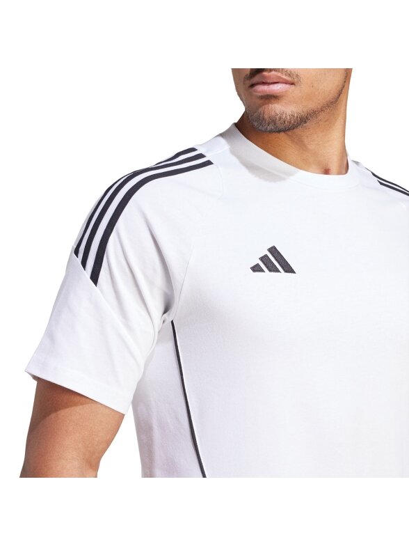 Adidas Tiro 24 Sweat vyriški marškinėliai balti IR9353 4 Adidas Tiro 24 Sweat vyriški marškinėliai balti IR9353 4