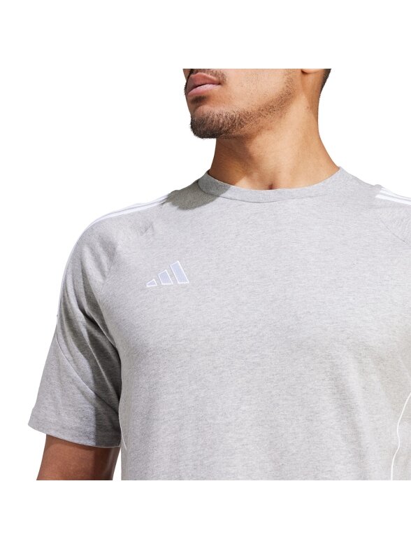 Adidas Tiro 24 Sweat vyriški marškinėliai, pilki IR9348 4 Adidas Tiro 24 Sweat vyriški marškinėliai, pilki IR9348 4