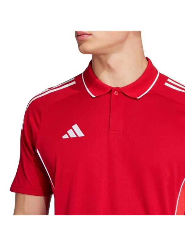 Adidas Tiro 25 Competition Polo marškinėliai vyrams raudoni JY1805 4 Adidas Tiro 25 Competition Polo marškinėliai vyrams raudoni JY1805 4