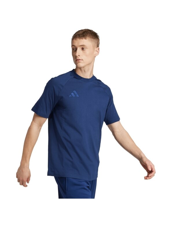adidas Tiro 25 Tee Travel vyrams tamsiai mėlyna JY5949 3