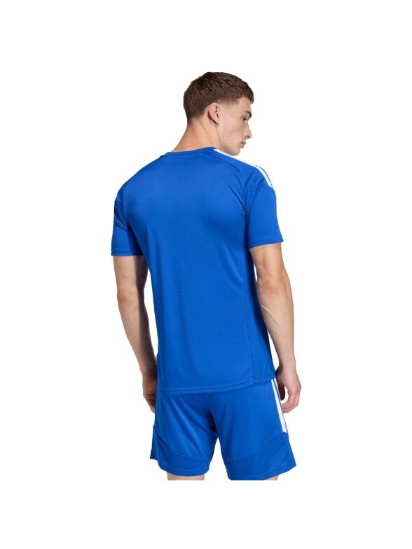 Adidas Tiro 26 League Jersey vyriški marškinėliai mėlyni KB1353 Adidas Tiro 26 League Jersey vyriški marškinėliai mėlyni KB1353