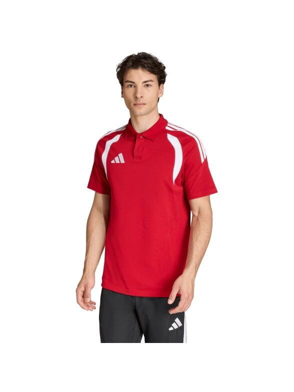 Adidas Tiro 26 League Polo marškinėliai vyrams raudoni KF3400 Adidas Tiro 26 League Polo marškinėliai vyrams raudoni KF3400