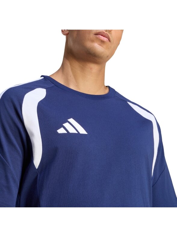 Adidas Tiro 26 League Tee vyriški marškinėliai tamsiai mėlyni JY7187 3 Adidas Tiro 26 League Tee vyriški marškinėliai tamsiai mėlyni JY7187 3