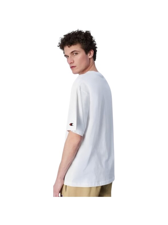 Champion Crewneck vyriški marškiniai balti 220270 WW001 1 Champion Crewneck vyriški marškiniai balti 220270 WW001 1
