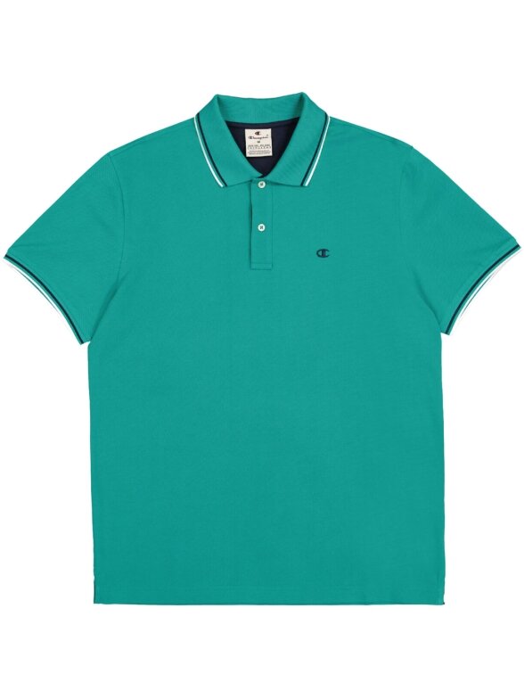 Čempionų vyriški polo marškiniai žali 220897 GS130 1 Čempionų vyriški polo marškiniai žali 220897 GS130 1