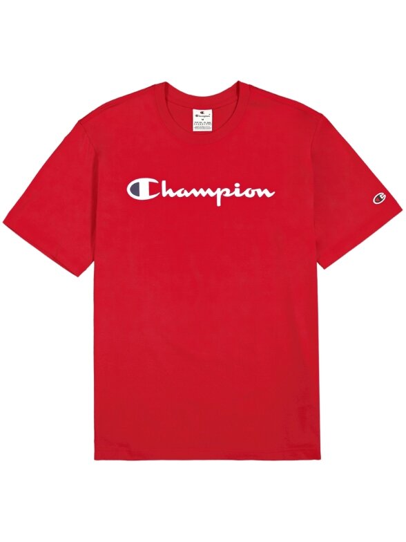 Champion SS Tee vyriški marškiniai raudoni 220256 RS054 1