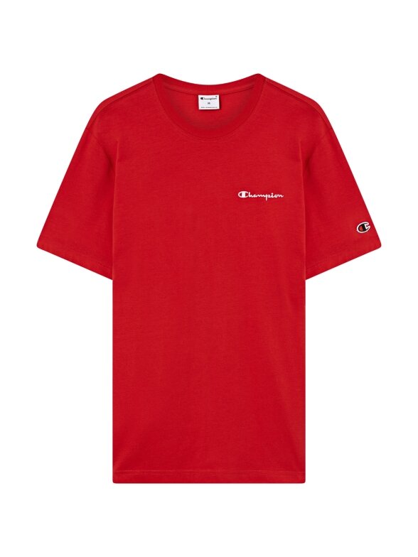 Vyriški marškiniai Champion SS Tee red 221798 RS067 1 Vyriški marškiniai Champion SS Tee red 221798 RS067 1