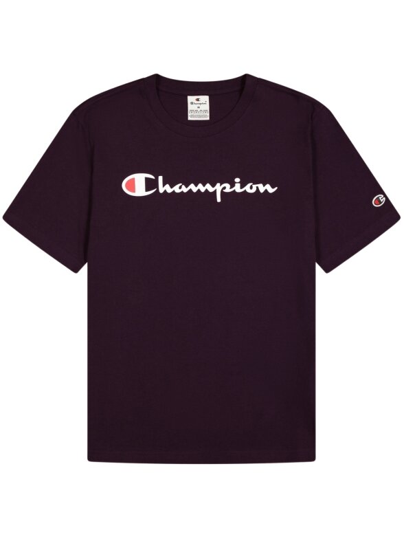 Vyriški marškiniai Champion SS Tee violetinė 220256 VS025 1 Vyriški marškiniai Champion SS Tee violetinė 220256 VS025 1