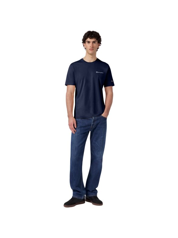 Champion SS Tee vyriški marškiniai, tamsiai mėlyni 221798 BS501 5