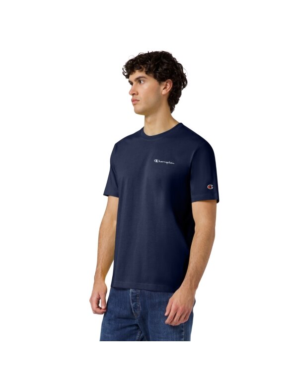 Champion SS Tee vyriški marškiniai, tamsiai mėlyni 221798 BS501