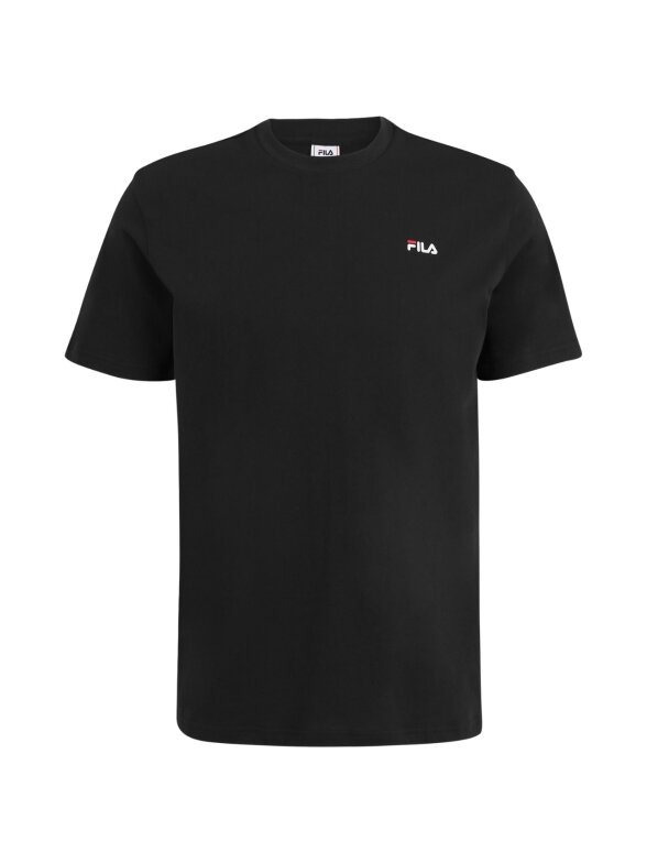 Fila Laas Regular Tee vyriški marškiniai juodi FAM0874 80010 Fila Laas Regular Tee vyriški marškiniai juodi FAM0874 80010