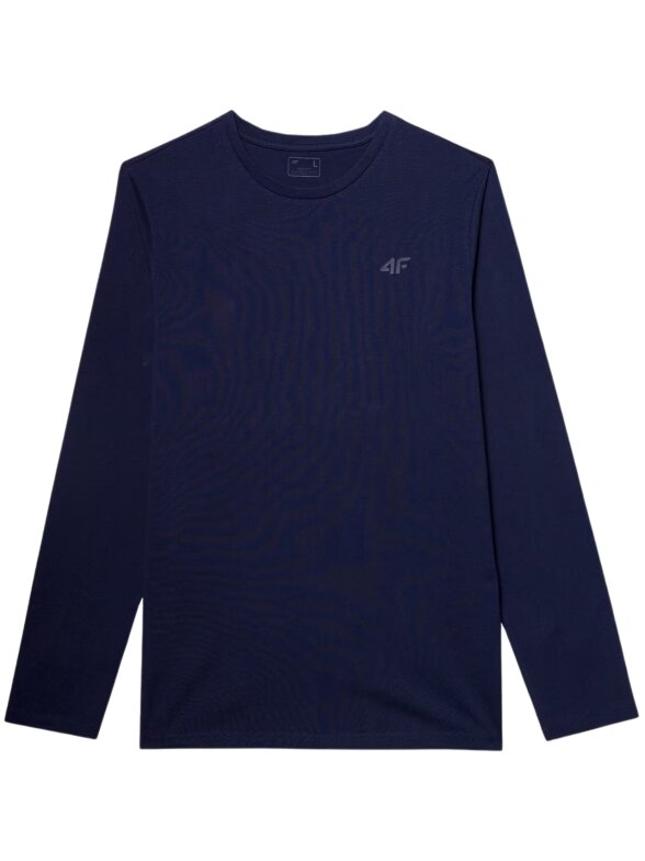 4F Vyriški marškiniai Longsleeve M375 tamsiai mėlyni 4FWMM00TLONM375 31S 1 4F Vyriški marškiniai Longsleeve M375 tamsiai mėlyni 4FWMM00TLONM375 31S 1