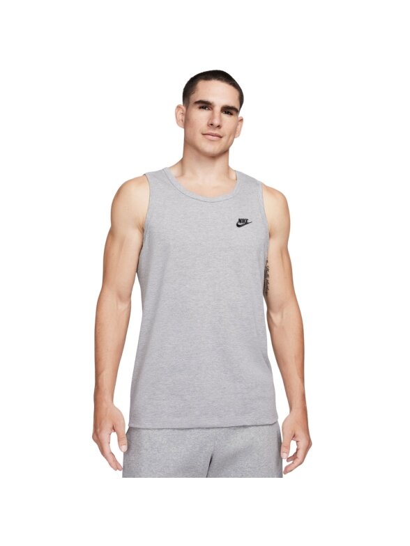 Vyriški Nike Club Tank marškinėliai pilki BQ1260 063 Vyriški Nike Club Tank marškinėliai pilki BQ1260 063