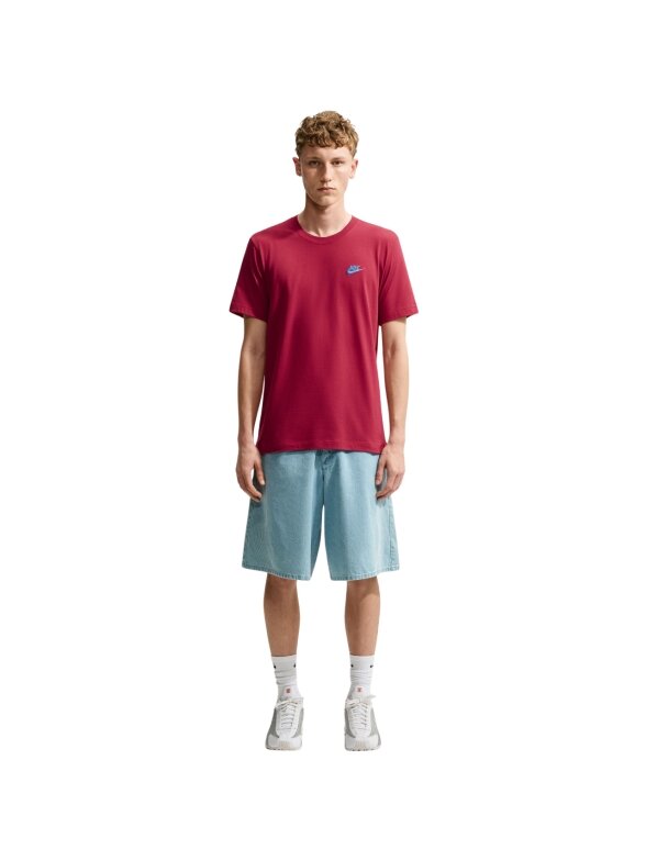 Vyriški marškinėliai Nike Club Tee raudoni AR4997 608 5