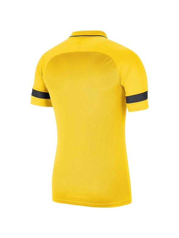 Nike DF Academy 21 Polo SS vyriški marškinėliai geltoni CW6104 719 1
