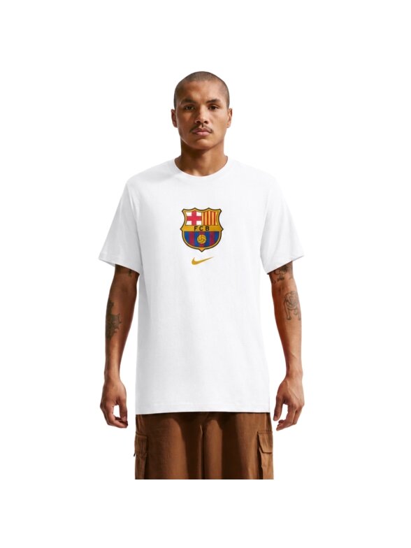 Nike FC Barcelona vyriški marškinėliai balti IM1659 100 Nike FC Barcelona vyriški marškinėliai balti IM1659 100