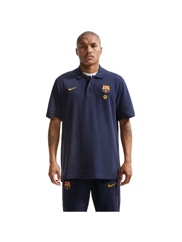 Nike FC Barcelona Club vyriški marškinėliai tamsiai mėlyni II7612 401 Nike FC Barcelona Club vyriški marškinėliai tamsiai mėlyni II7612 401