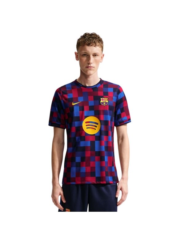 Nike FC Barcelona Home vyriški marškinėliai, tamsiai mėlyni-bordo, II1667 621 Nike FC Barcelona Home vyriški marškinėliai, tamsiai mėlyni-bordo, II1667 621