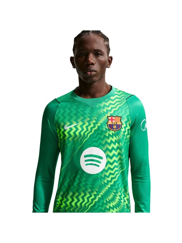 „Nike FC Barcelona“ stadiono vartininko vyrų marškinėliai 2026/27 žalias II1997 324 2