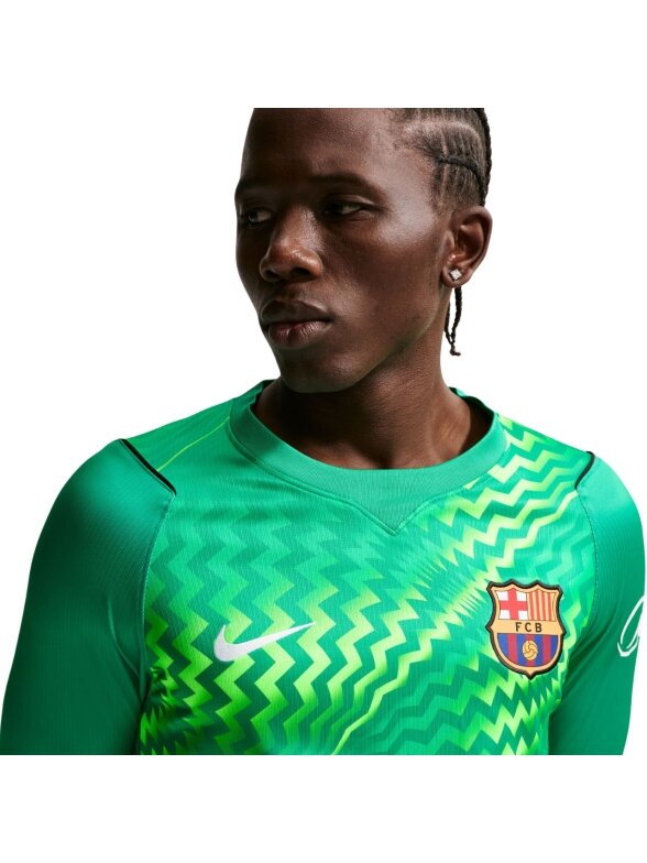 „Nike FC Barcelona“ stadiono vartininko vyrų marškinėliai 2026/27 žalias II1997 324 5